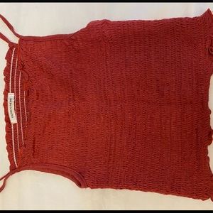 URBAN OUTFITTERS rouched halter